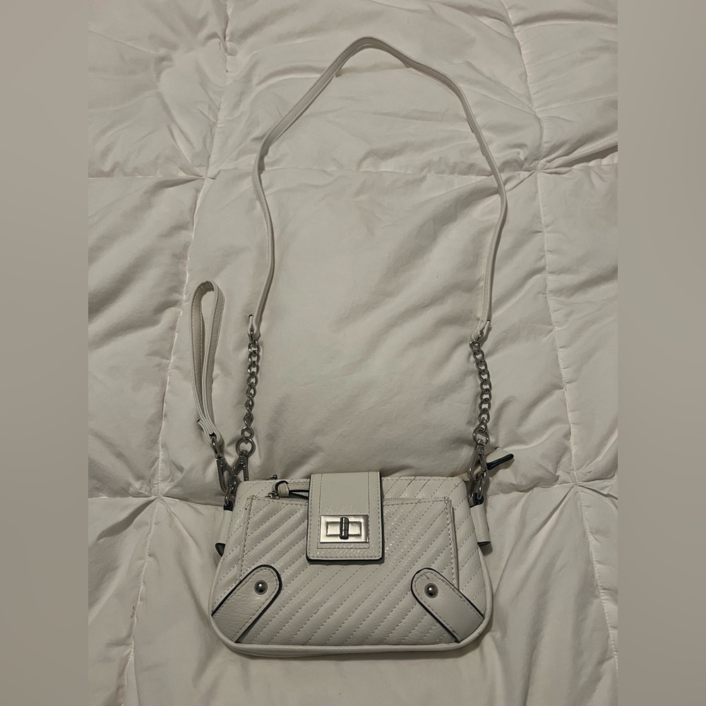 Candie’s White Crossbody/ Wrist Purse